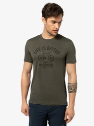 SUPER.NATURAL T-Shirt BETTER BIKE TEE Herren Dunkelgrün/Khaki