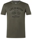 SUPER.NATURAL T-Shirt BETTER BIKE TEE Herren Dunkelgrün/Khaki