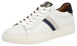 RIEKER Sport Sneaker Creme/Blau/Hellblau/Weiß/Beige