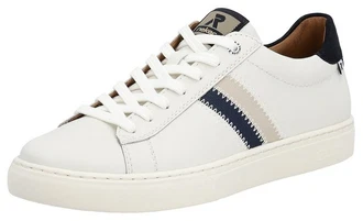 RIEKER Sport Sneaker Creme/Blau/Hellblau/Weiß/Beige