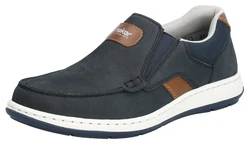 Rieker Slipper Mokassin Loafer Komfortschuh blau/dunkelblau