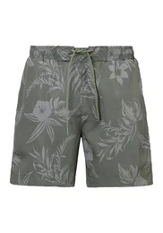 Badeshorts Reev mit Ton in Ton Karibikprint