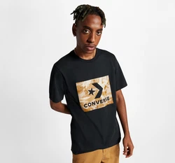 Converse T-Shirt STAR CHEVRON CAMO Schwarz/Hellblau/Braun