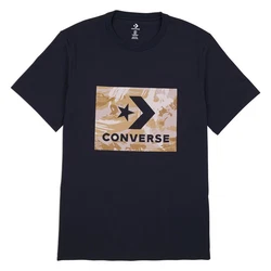 Converse T-Shirt STAR CHEVRON CAMO Schwarz/Hellblau/Braun