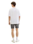 TOM TAILOR Denim Shorts Weiß/Creme/Grau