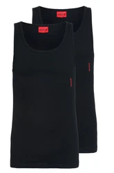 HUGO Tanktop Twin Pack mit Markenlabel rot/schwarz