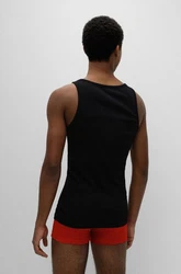 HUGO Tanktop Twin Pack mit Markenlabel rot/schwarz