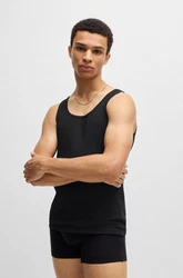 HUGO Tanktop Twin Pack mit Markenlabel rot/schwarz