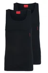 HUGO Tanktop Twin Pack mit Markenlabel rot/schwarz