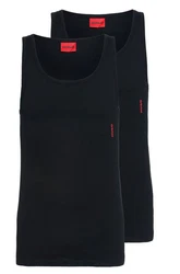 HUGO Tanktop Twin Pack mit Markenlabel rot/schwarz