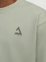 Jack & Jones T-Shirt JCOTRIANGLE SUMMER TEE SS CREW NECK Dunkelgrün/Khaki/Hellgrün/Grün