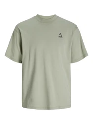 Jack & Jones T-Shirt JCOTRIANGLE SUMMER TEE SS CREW NECK Dunkelgrün/Khaki/Hellgrün/Grün