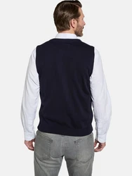 Babista Strickweste MODARINI mit V-Ausschnitt blau