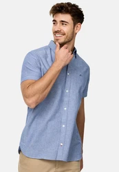 Indicode Langarmhemd INKenner Hellblau/Blau/Dunkelblau