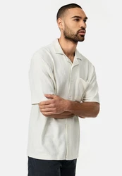 Indicode Hemd INProvo Beige/Weiß/Khaki