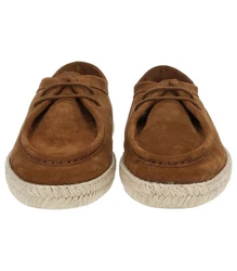 Geox Halbschuhe Schnürschuh Braun/Beige