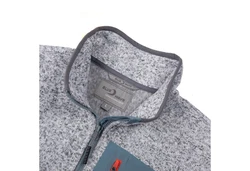Blue Wave Fleecejacke Liam mit Stehkragen Grau/Hellgrau
