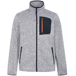Blue Wave Fleecejacke Liam mit Stehkragen Grau/Hellgrau