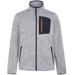 Blue Wave Fleecejacke Liam mit Stehkragen Grau/Hellgrau