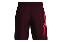 Under Armour Woven Graphic Shorts Dunkelrot/Bordeaux/Lila