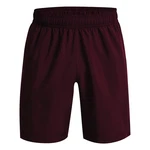 Under Armour Woven Graphic Shorts Dunkelrot/Bordeaux/Lila