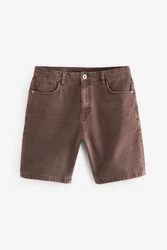 Next Jeansshorts Denimshorts Braun/Dunkelbraun/Khaki/Dunkelrot