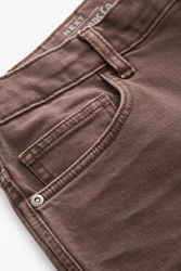 Next Jeansshorts Denimshorts Braun/Dunkelbraun/Khaki/Dunkelrot