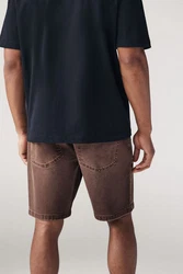 Next Jeansshorts Denimshorts Braun/Dunkelbraun/Khaki/Dunkelrot
