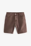 Next Jeansshorts Denimshorts Braun/Dunkelbraun/Khaki/Dunkelrot