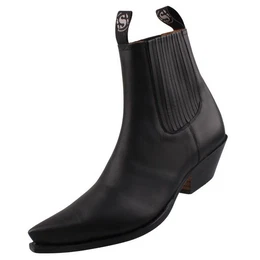 1692-Pull Oil Negro Stiefelette