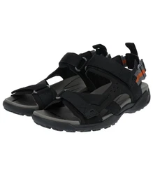Geox Wanderschuhe Trekkingsandale Schwarz/Orange/Grau/Blau