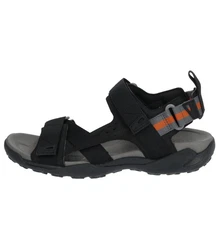 Geox Wanderschuhe Trekkingsandale Schwarz/Orange/Grau/Blau