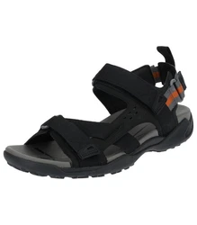 Geox Wanderschuhe Trekkingsandale Schwarz/Orange/Grau/Blau
