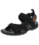 Geox Wanderschuhe Trekkingsandale Schwarz/Orange/Grau/Blau