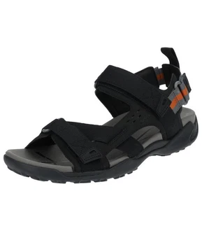 Geox Wanderschuhe Trekkingsandale Schwarz/Orange/Grau/Blau Geox Wanderschuhe Trekkingsandale Schwarz/Orange/Grau/Blau