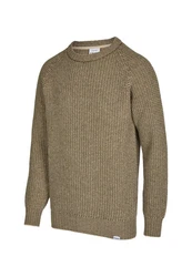 Cleptomanicx Strickpullover Big Ben Dunkelgrün/Khaki