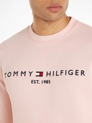 Tommy Hilfiger Sweatshirt TOMMY LOGO SWEATSHIRT mit klassischem Rundhalsausschnitt 