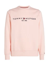 Tommy Hilfiger Sweatshirt TOMMY LOGO SWEATSHIRT mit klassischem Rundhalsausschnitt 