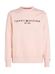 Tommy Hilfiger Sweatshirt TOMMY LOGO SWEATSHIRT mit klassischem Rundhalsausschnitt 