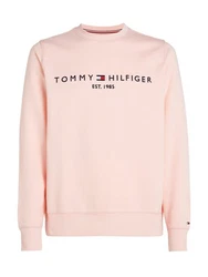 Tommy Hilfiger Sweatshirt TOMMY LOGO SWEATSHIRT mit klassischem Rundhalsausschnitt 