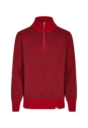 Cleptomanicx Strickpullover Dunkelrot/Rot/Bordeaux