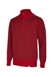Cleptomanicx Strickpullover Dunkelrot/Rot/Bordeaux