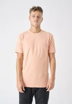 Cleptomanicx T-Shirt Ligull Oversize Orange/Rosa
