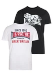 Lonsdale T-Shirt Collessie Rot/Grün/Weiß/Schwarz