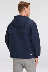 Tommy Jeans Blouson TJM CHICAGO WINDBREAKER EXT Dunkelblau/Hellblau/Rot