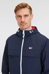 Tommy Jeans Blouson TJM CHICAGO WINDBREAKER EXT Dunkelblau/Hellblau/Rot