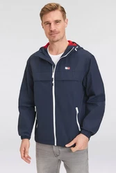 Tommy Jeans Blouson TJM CHICAGO WINDBREAKER EXT Dunkelblau/Hellblau/Rot