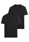 Champion T-Shirt Basic 2er Pack Rundhals Schwarz/Grau/Dunkelblau/Dunkelgrau