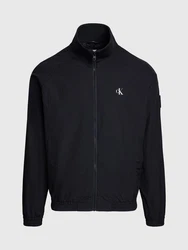 Calvin Klein Jeans Outdoorjacke UNPADDED HARRINGTON mit Logo-Badge Blau/Dunkelblau/Schwarz/Hellblau