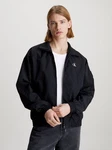 Calvin Klein Jeans Outdoorjacke UNPADDED HARRINGTON mit Logo-Badge Blau/Dunkelblau/Schwarz/Hellblau